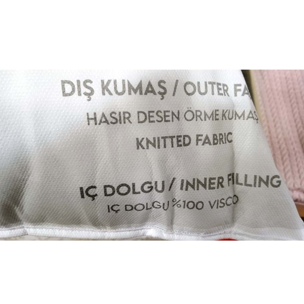 Özlü Home Patiska %100 Visko Yastık (50x70)