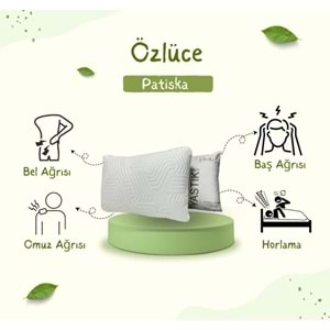 Özlü Home Patiska %100 Visko Yastık (50x70)