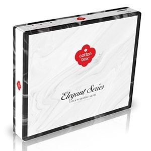 Cotton Box Elegant Stripe Saten Çift Kişilik Nevresim Takımı-Siyah