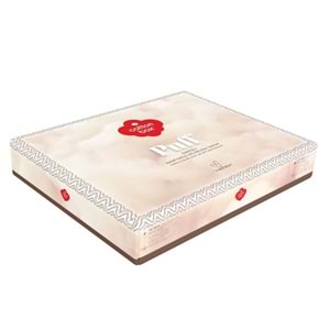 Cotton Box Puff Nakışlı Çift Kişilik Nevresim Takımı-Bellini Pembe