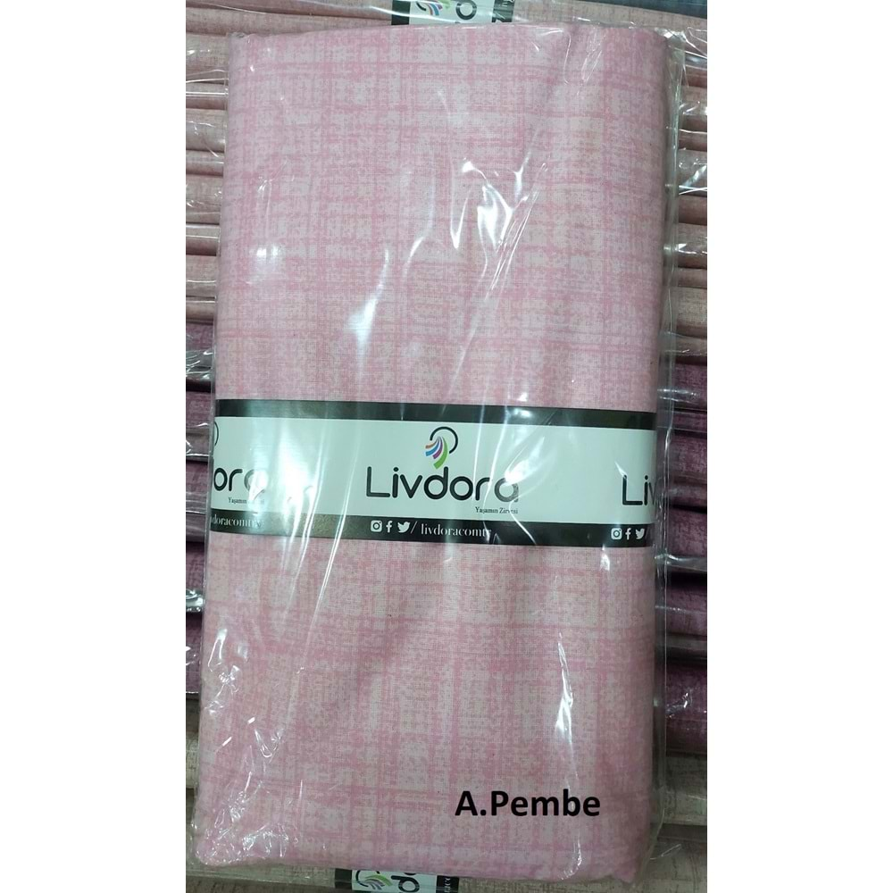 Livdora Pamuklu 2li Yastık Kılıfı (50x70) - A.Pembe