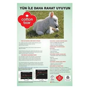 Cotton Box Çift Kişilik %100 Yün Yorgan (195x215)